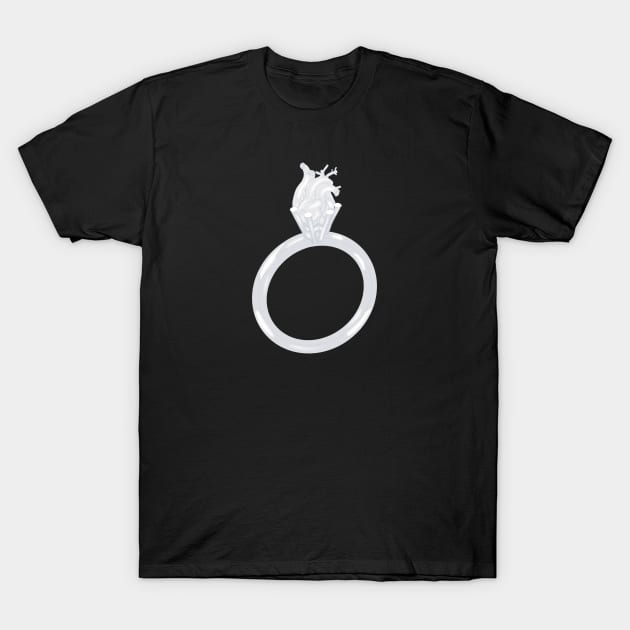 Engagement Design T-Shirt by Carries Design 